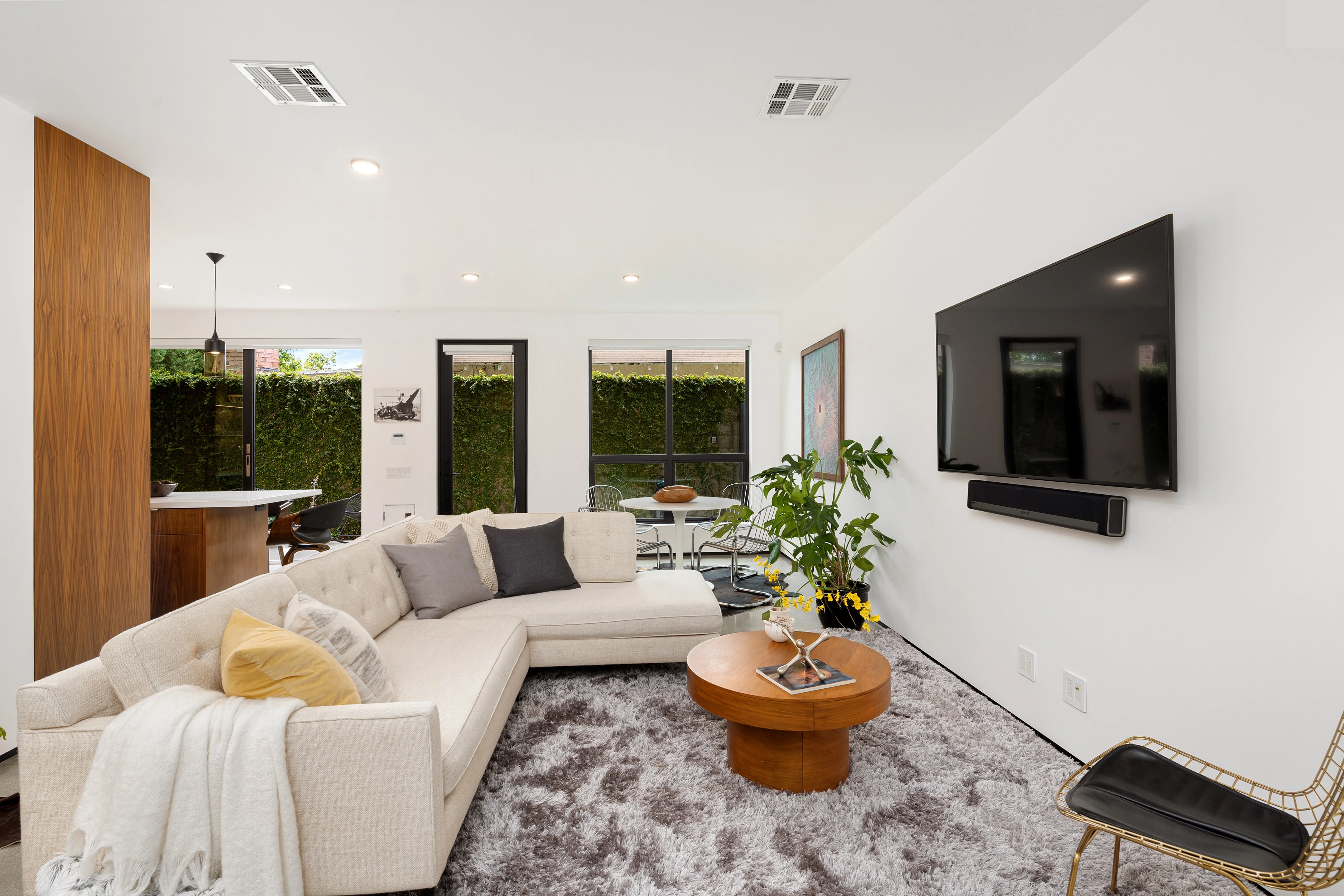 Modern clean Australian living room